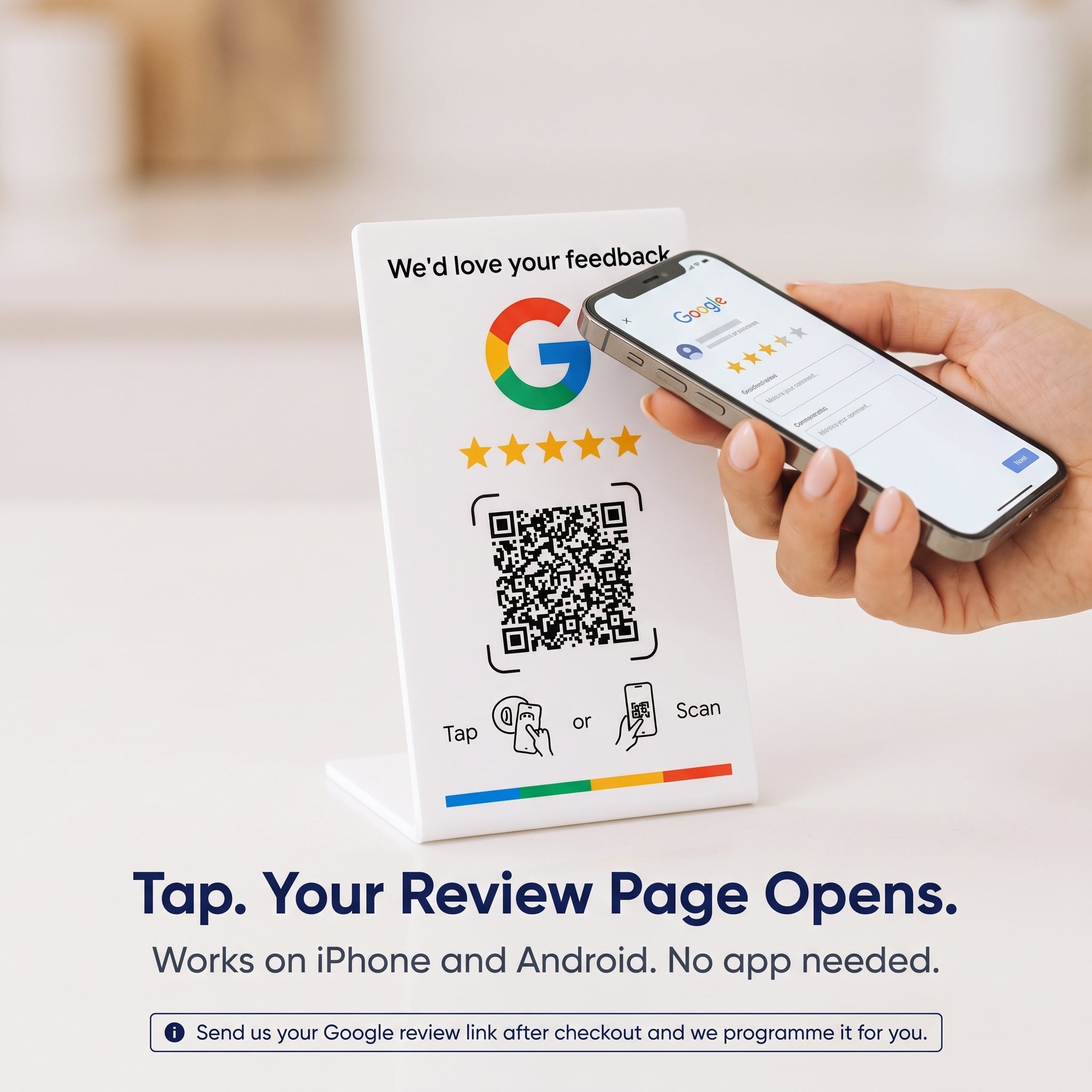 OneTap Review Stand